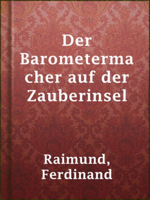 cover image of Der Barometermacher auf der Zauberinsel